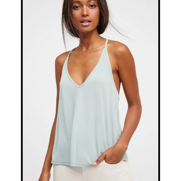 Free People Slinky Slink Racerback Tank Top - Picture 2 of 4